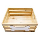 Ver imagem 2 de Caixa Organizadora Pet Luppet com Madeira Reaproveitada Natural