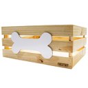 Ver imagem 3 de Caixa Organizadora Pet Luppet com Madeira Reaproveitada Natural