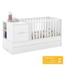 Berço Americano Multifuncional Formare Branco Acetinado com Colchão Gazin – Matic - 2