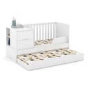 Ver imagem 4 de Berço Americano Multifuncional Formare Branco Acetinado com Colchão Gazin – Matic