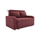 Ver imagem 1 de Sofá Cama Compacto 2 Lugares 1,38 Larg Amora New Matrix Cor:veludo Vinho
