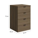 Ver imagem 4 de Mesa Com Gaveteiro Frame Munique Kappesberg