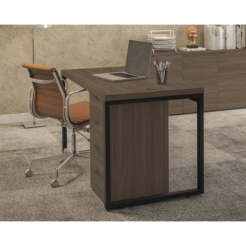 Mesa Com Gaveteiro Frame Munique Kappesberg