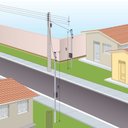 Ver imagem 3 de Poste Entrada Galvanizado 80x80mm 7,5 Metros 100dan - 46184 - Pipe