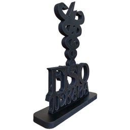 Emblema de mesa, símbolo profissão fisioterapia formatura - 2
