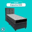 Ver imagem 4 de Cama Box Bau + Colchão Solteiro Ortobom D33 Iso100 + Cabeceira Estofada