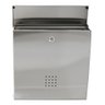 Caixa De Correio Inox Com Fechadura - Standers - Prateado - 2