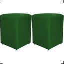 Ver imagem 1 de Kit 2 Puff Decorativo Dado Para Sala Recepção Manicure, Escritório E Consultório Suede