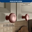 Ver imagem 6 de Cozinha Modulada Olivia 6 Peças com Paneleiro Cristaleira e Aéreo com Vidro Reflex Poliman Móveis