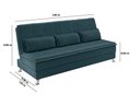 Ver imagem 6 de Sofá Cama Casal Luma 1,90m - Xflex Sofás