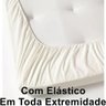 Jogo Cama Lençol Unique Casal Padrão 400 Fios Ponto Palito 3 Peças - Cinza - 2