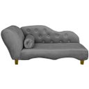 Ver imagem 2 de Caminha Pet Luxo Divâ Tecido Veludo Divini Decor:cinza