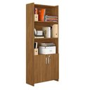 Ver imagem 2 de Conjunto para Escritório 2 Peças com Mesa e Armário Freijó Notável Móveis