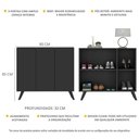 Ver imagem 3 de Sapateira Retrô 3 Portas Nina Multimóveis V6018