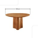 Ver imagem 4 de Sala de Jantar Mesa Selene 135cm Tampo Laminado Organico e 4 Cadeiras Solaris Soft