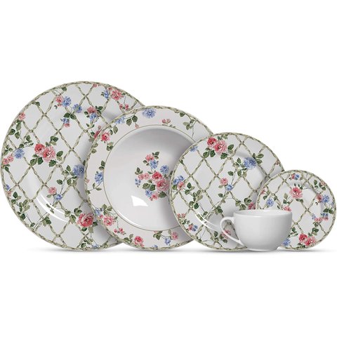 Aparelho de Jantar com 30 Peças Romantica Alleanza