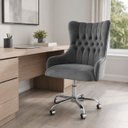 Ver imagem 1 de Cadeira Poltrona Helena Home Office Rodinhas e Ajuste de Altura