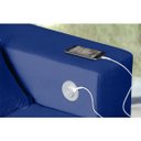 Ver imagem 2 de Sofá 5 Lugares Smart 3,02 Metros azul Retrátil, Reclinável Tecnologia Carregamento 3 portas USB