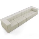 Ver imagem 6 de Sofá 4 Lugares para Sala Living Modular 352cm Lancaster F04 Linho Cru - Lyam Decor