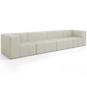Ver imagem 1 de Sofá 4 Lugares para Sala Living Modular 352cm Lancaster F04 Linho Cru - Lyam Decor