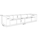 Ver imagem 2 de Sofá 4 Lugares para Sala Living Modular 352cm Lancaster F04 Linho Cru - Lyam Decor