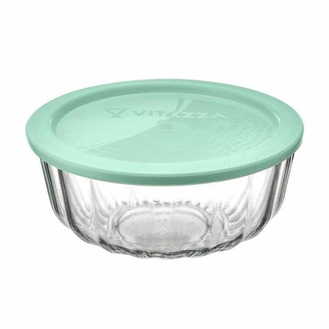 Saladeira Oceani com Tampa Plástica 2,4 L Vitazza