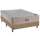 Ver imagem 1 de Cama Box Casal: Colchão Molas Ensacadas Ortobom SuperPocket Fort Airtech Spring + Base CRC Suede Beg