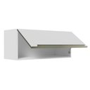 Ver imagem 6 de Armário Aéreo Madesa Lux 80 cm 1 Porta Basculante Branco/Branco Veludo