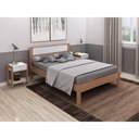 Ver imagem 7 de Cama De Casal Para Colchão 138 X 188 Cm Multimóveis Vcr35009 Amêndoa/Branco Amêndoa/Branco