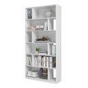 Ver imagem 2 de Estante Livreiro Home Office 90x187,5cm com 12 Nichos Branco BE44