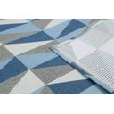 Ver imagem 6 de Tapete Para Sala ou Quarto 1,00M x 1,32M Antiderrapante Miami Ladrilhos Azul