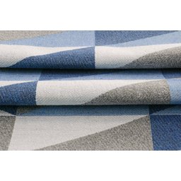 Tapete Para Sala ou Quarto 1,00M x 1,32M Antiderrapante Miami Ladrilhos Azul - 5