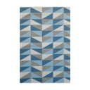 Ver imagem 3 de Tapete Para Sala ou Quarto 1,00M x 1,32M Antiderrapante Miami Ladrilhos Azul