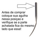 Ver imagem 5 de Agulha Curva, Ponto Invisível Barras de Calças Sociais N14