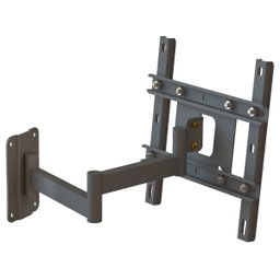 SUPORTE TV 10" a 56" VESA 400X400 4 MOVIMENTOS PRETO - 4