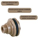 Ver imagem 4 de Adaptador Caixa D'agua 25mm X 3/4 | Akato | Kit 03 Un