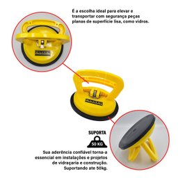 Elite - Kit 2 Ventosas Simples para Vidros e Desamassar Latarias - 4