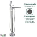 Ver imagem 5 de Misturador Monocomando de Piso para Banheira Cromado