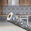 Ver imagem 2 de Papel de Parede Adesivo Azulejo Decorativo Ideal para Cozinhas e Banheiros - 10 Metros
