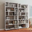 Ver imagem 1 de Estante para Livros 10 Prateleiras Branco Bke 260 - Brv