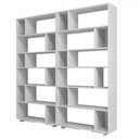 Ver imagem 2 de Estante para Livros 10 Prateleiras Branco Bke 260 - Brv