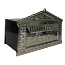 Ver imagem 2 de Caixa de Correios Tijolinho Frente e Tampa Traseira Inox 20x25x12cm Cromado