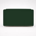 Ver imagem 6 de Kit Namoradeira + 4 Poltronas Decorativas para Sala Mila Suede Cores Pé de Plastico Cromado