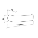 Ver imagem 5 de Fechadura Banheiro Duna 3 Maq 40 Imab