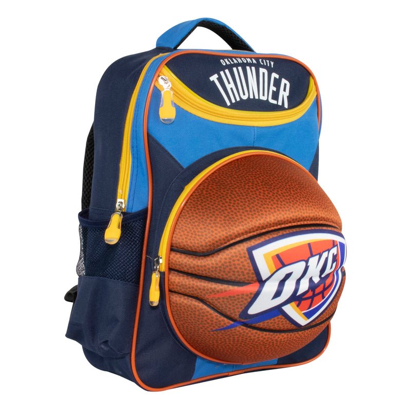 MOCHILA INFANTIL 3D BOLA OKLAHOMA CITY THUNDERS:Azul - 2