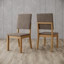 Ver imagem 4 de Mesa de Jantar Adriana 200 C. Vidro 6 Cad. Milla Amendoa - Henn