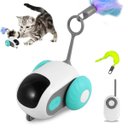 Ver imagem 1 de Brinquedo de Gato Felino Pet Carrinho Controle Remoto Usb Bateria Recarregavel Interativo Entretenim