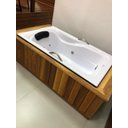 Ver imagem 2 de Banheira Retangular Maresias COMPLETA com hidro em acrílico  110V