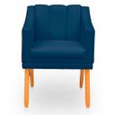 Ver imagem 4 de Kit com 2 Cadeiras Poltrona para Sala Moderna e Confortável Mila Suede