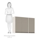 Ver imagem 5 de Armário Aéreo De Cozinha 120cm 3 Portas 5 Prateleiras Linea